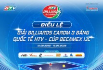 Điều lệ Giải Billiards Carom 3 băng Quốc tế HTV – Cúp Becamex IJC năm 2026